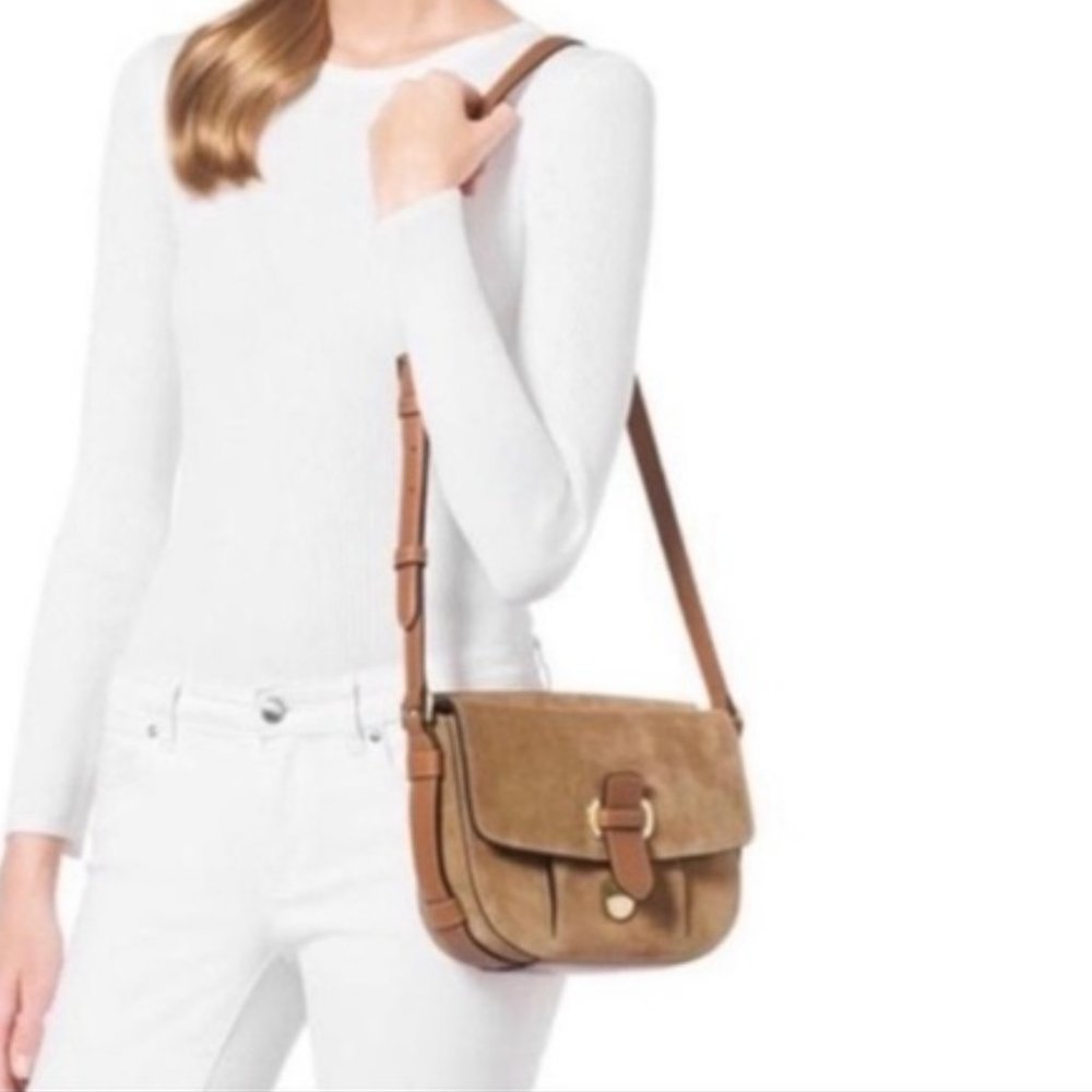 Michael Kors Romy Crossbody Bag Brown NWT